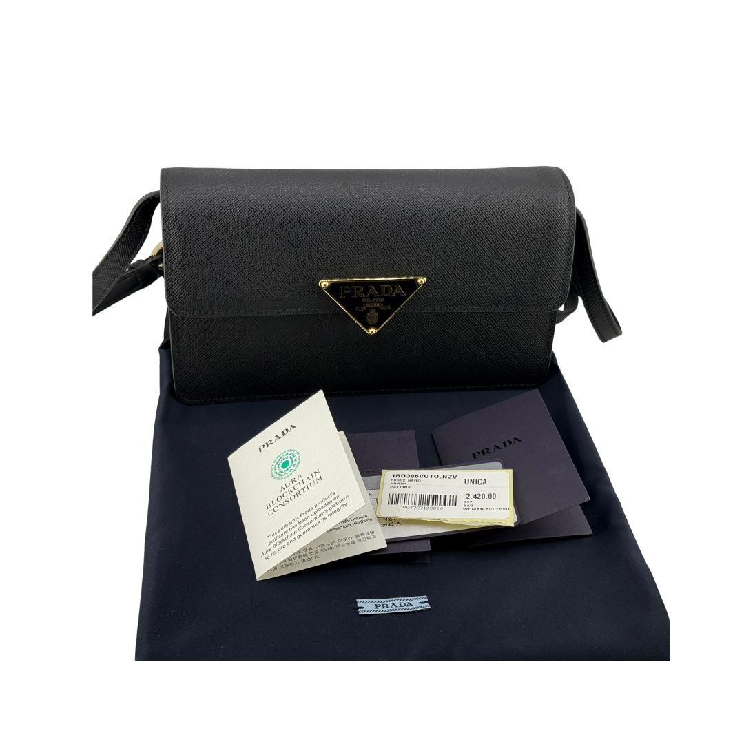 Prada tracolla Saffiano Zorzoli Borse