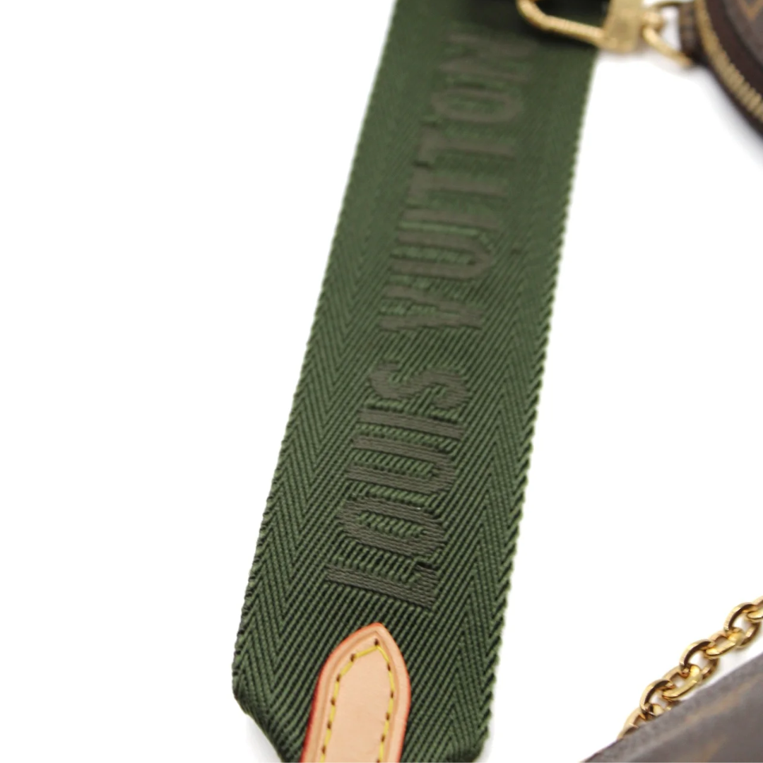 Louis Vuitton borsa MultiPochette tracolla verde Zorzoli Borse